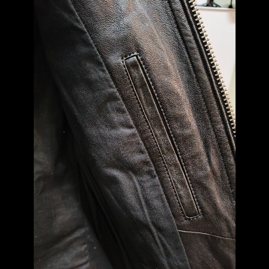 Burberry 騎士皮衣外套-6