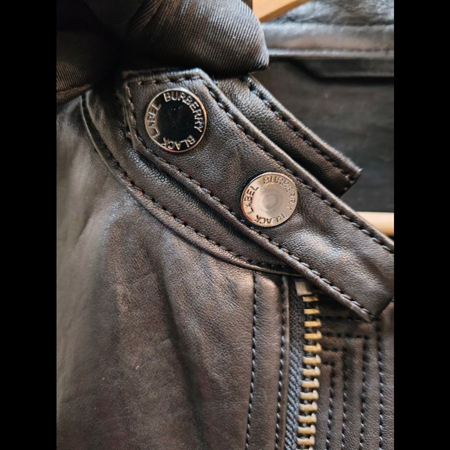 Burberry 騎士皮衣外套-7