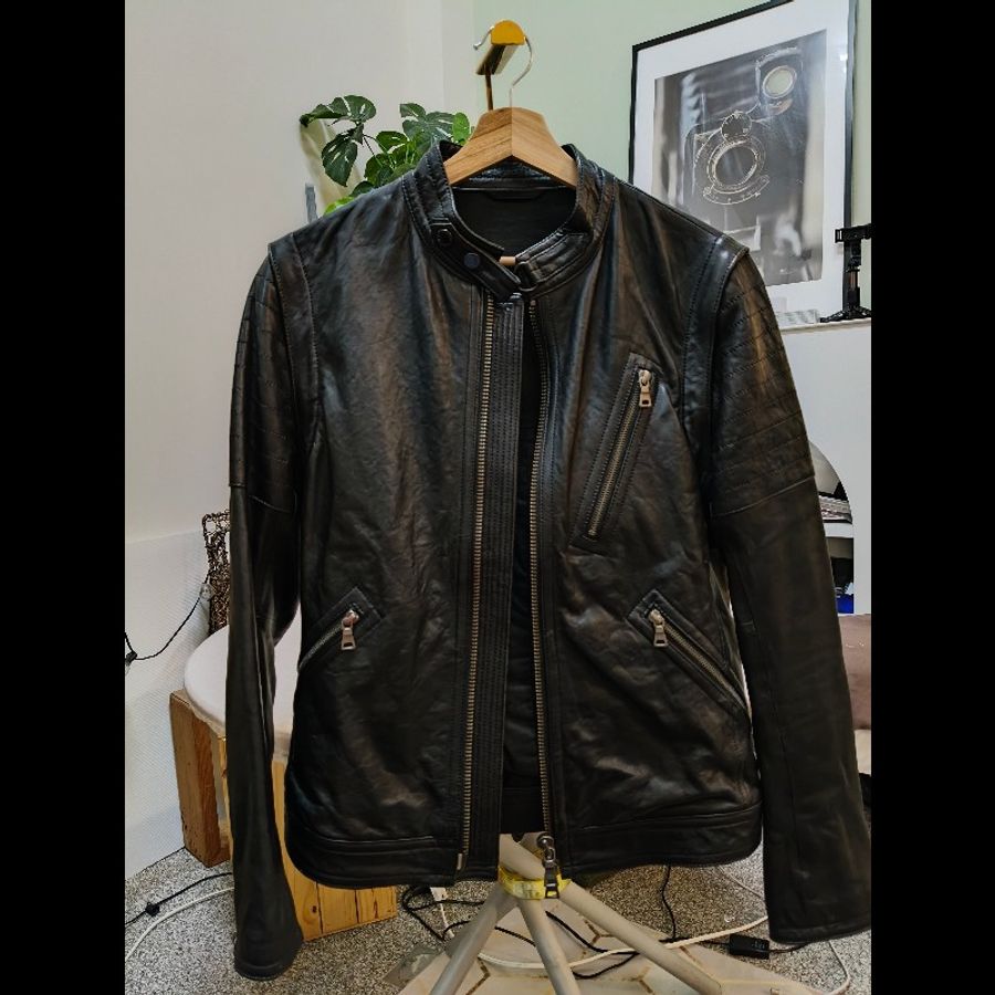 Burberry 騎士皮衣外套-11