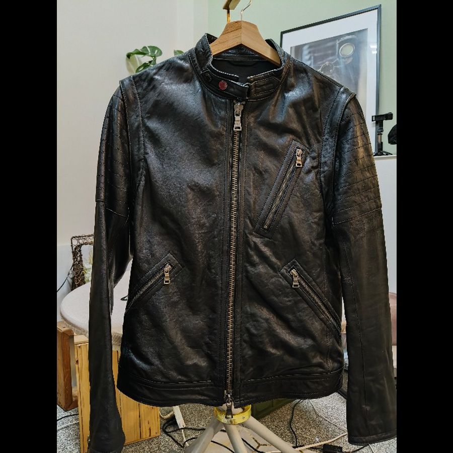 Burberry 騎士皮衣外套-12