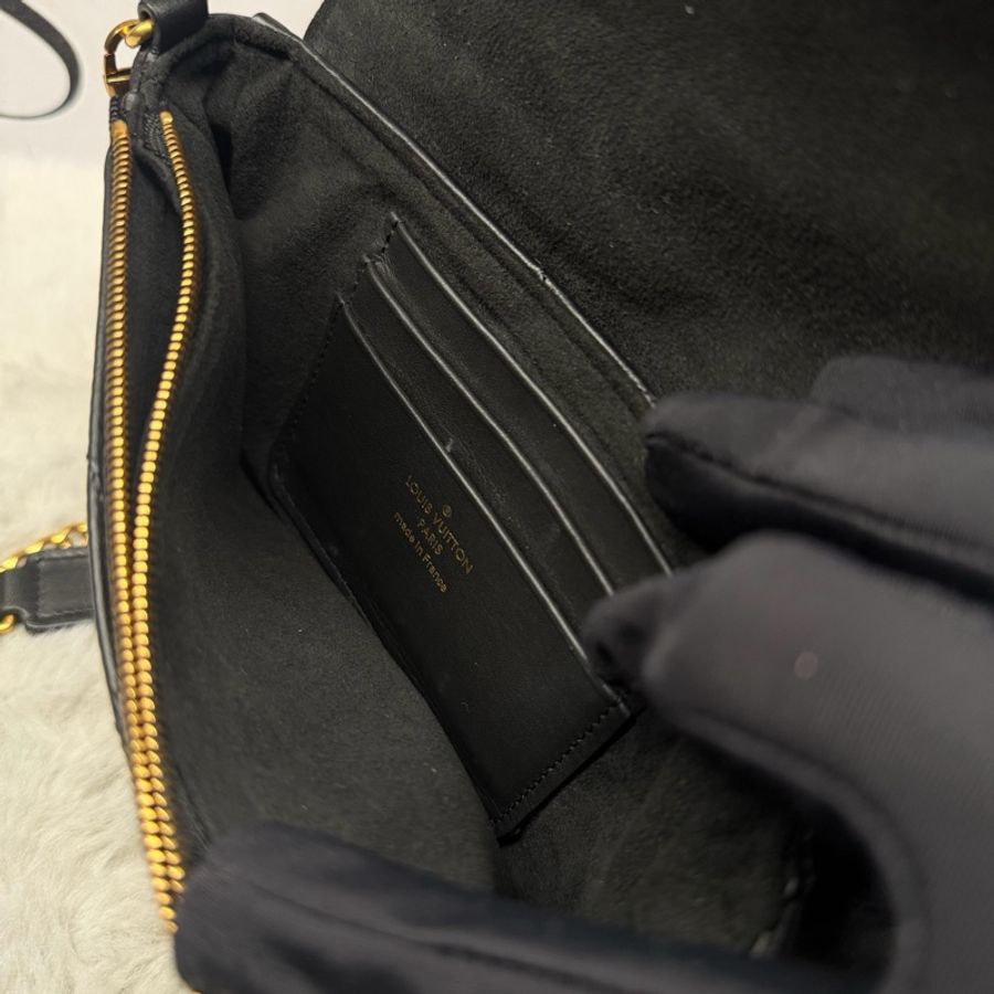 Louis Vuitton 路易威登 NEW WAVE黑色彩虹鏈條包 芯片 尺寸18×11×4-5