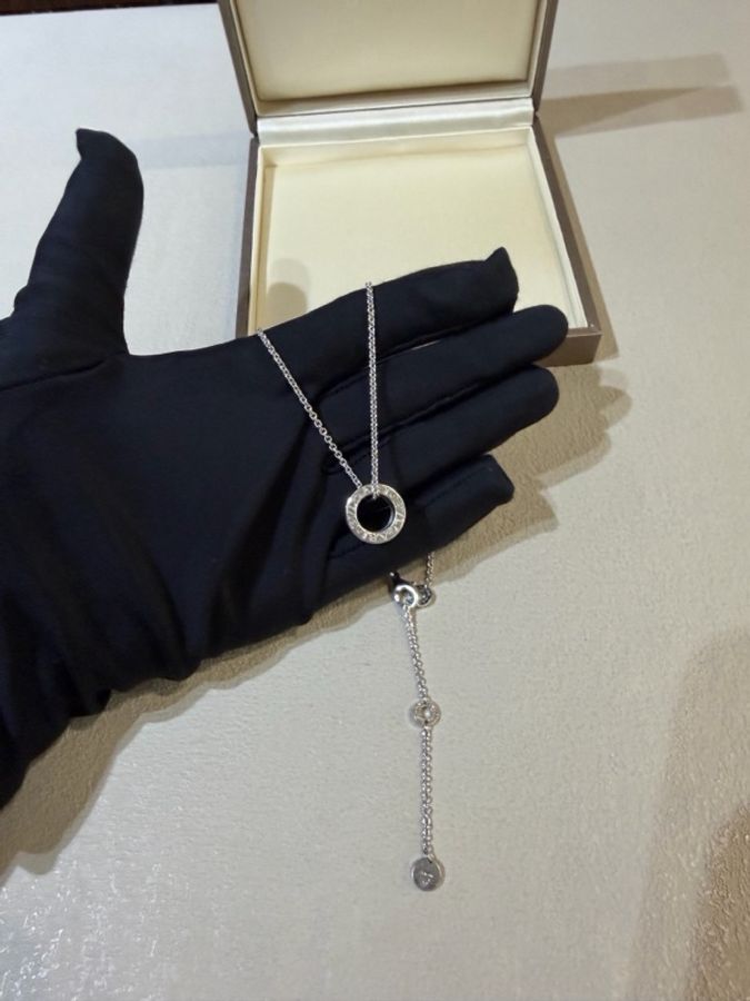 Bvlgari 寶格麗 黑陶瓷 慈善款 彈簧 項鍊 超-4