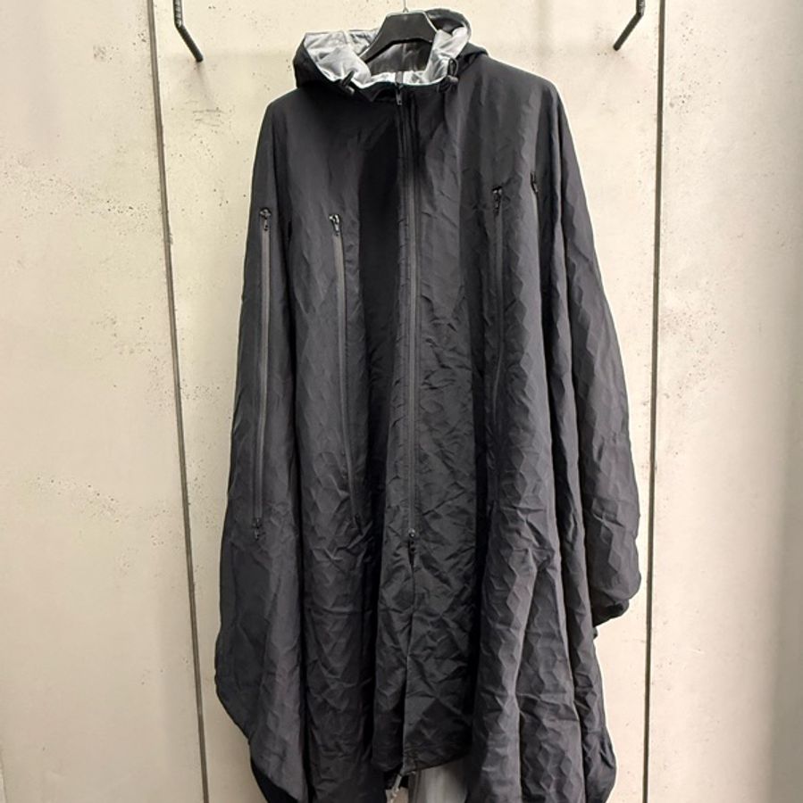 二手Y-3 黑色斗篷外套-4