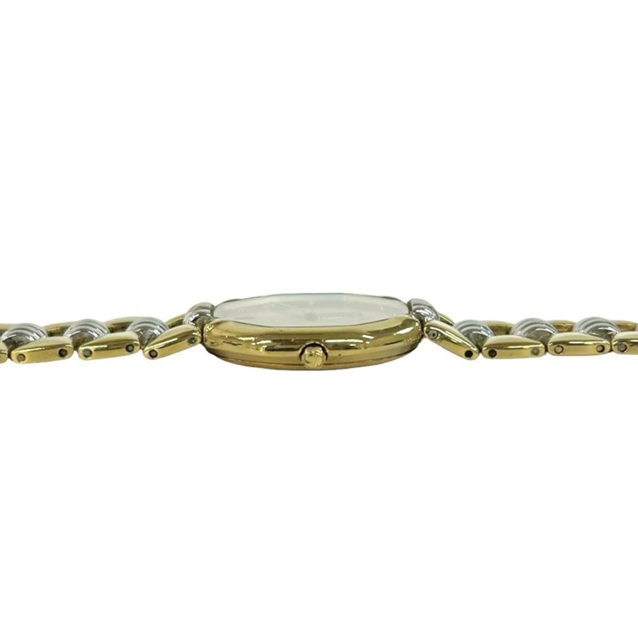 Christian Dior 復古八角形不鏽鋼石英腕錶 金色 31990-6