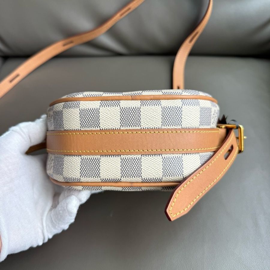 路易威登/Louis Vuitton 小圓餅 斜挎包 棋盤格-4