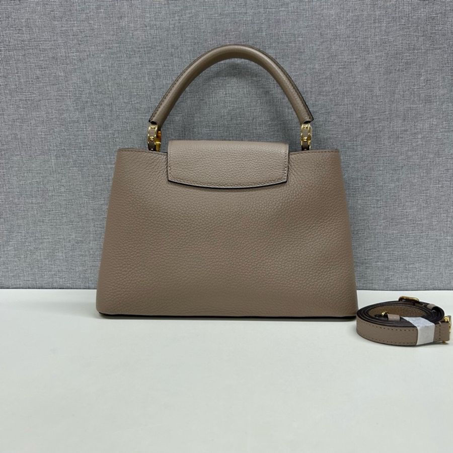 Louis Vuitton 路易威登 大象灰capuchines 卡普辛中號 手提單肩斜挎包  尺寸：31*11*-1
