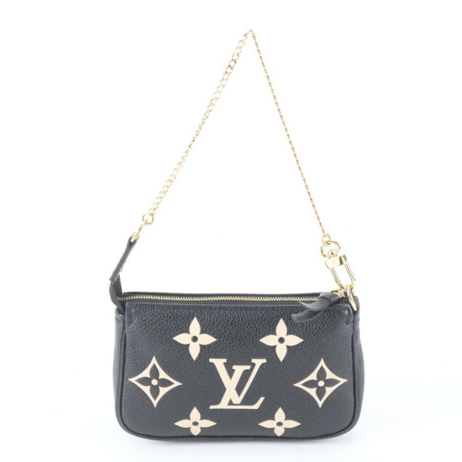 路易威登 RFID Monogram Empreinte 迷你 Pochette Accessoires M80732 女士皮革手提包-2