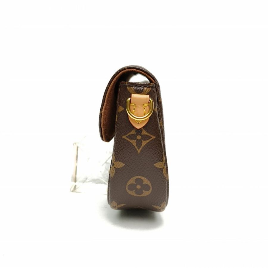 LOUIS VUITTON IVY鏈條腋下包老花PVC金扣晶片肩背包-1