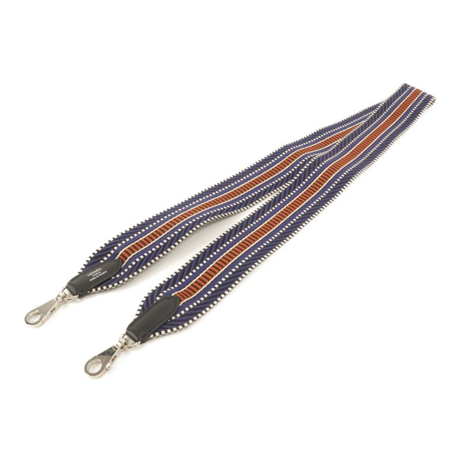 HERMES 帆布/Swift皮革Sangle Shoulder Strap肩背帶-1