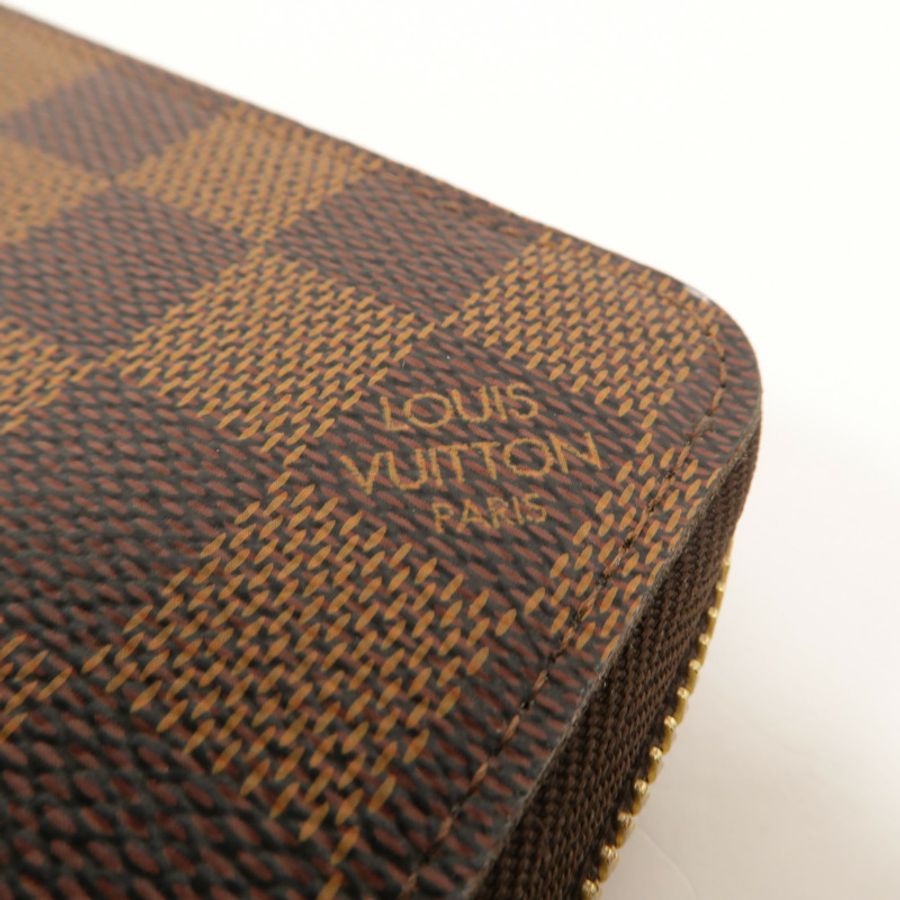 LOUIS VUITTON Damier Zipper Long Wallet長錢包-9