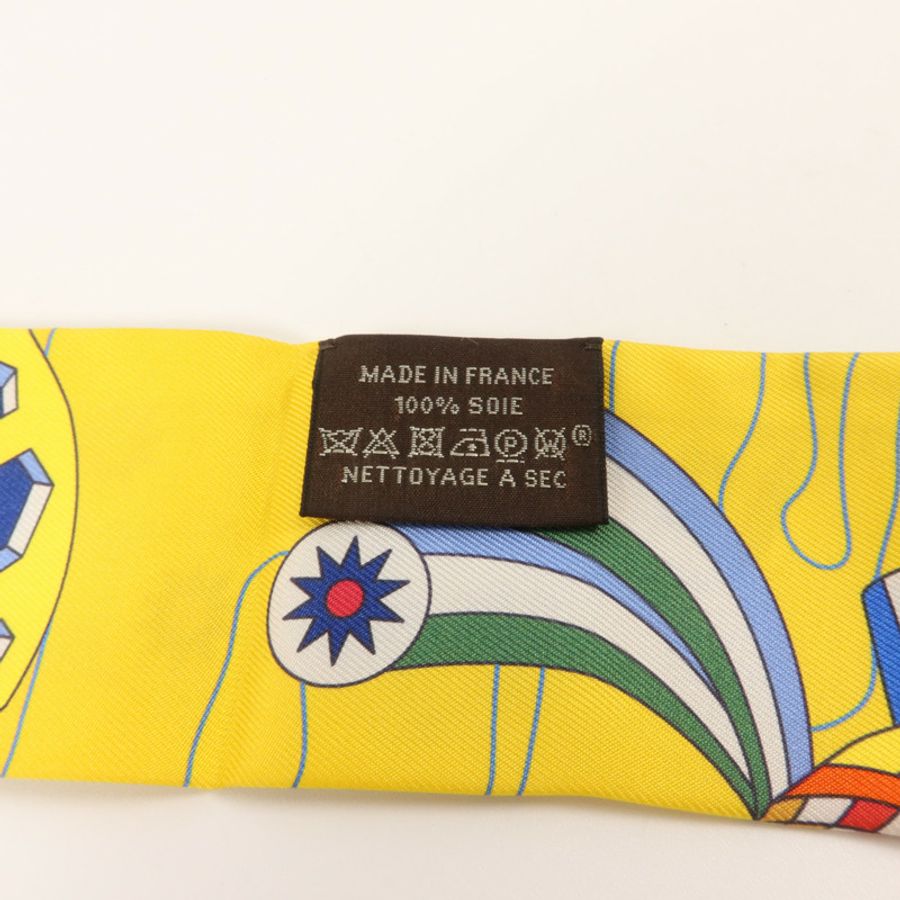 HERMES 絲質Twilly絲巾-6
