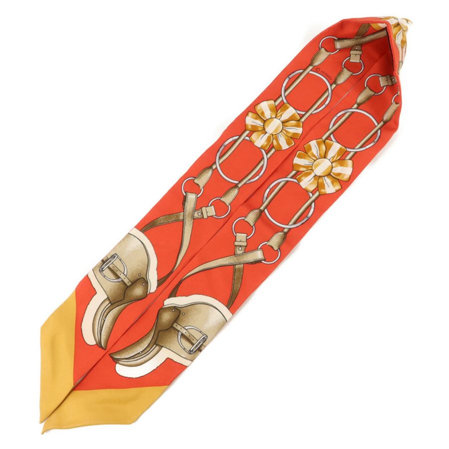 HERMES 絲質Twilly絲巾-2