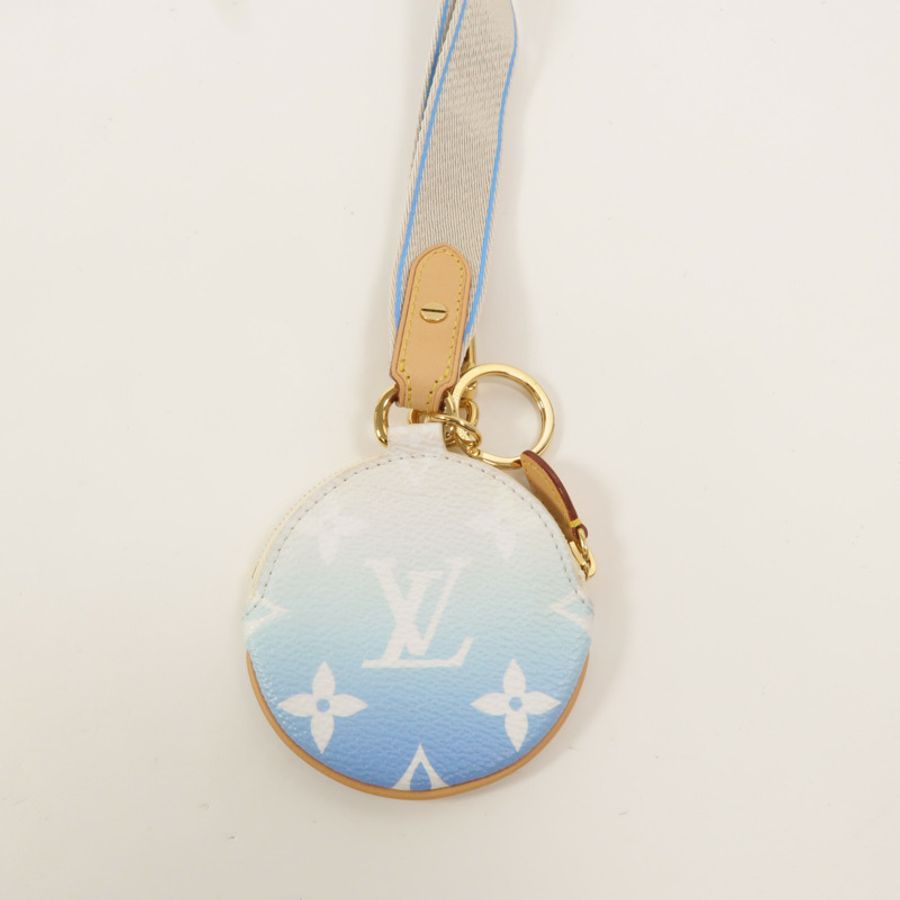 LOUIS VUITTON Monogram Giant By The Pool Lanyard Multi Pochette鎖匙包-11