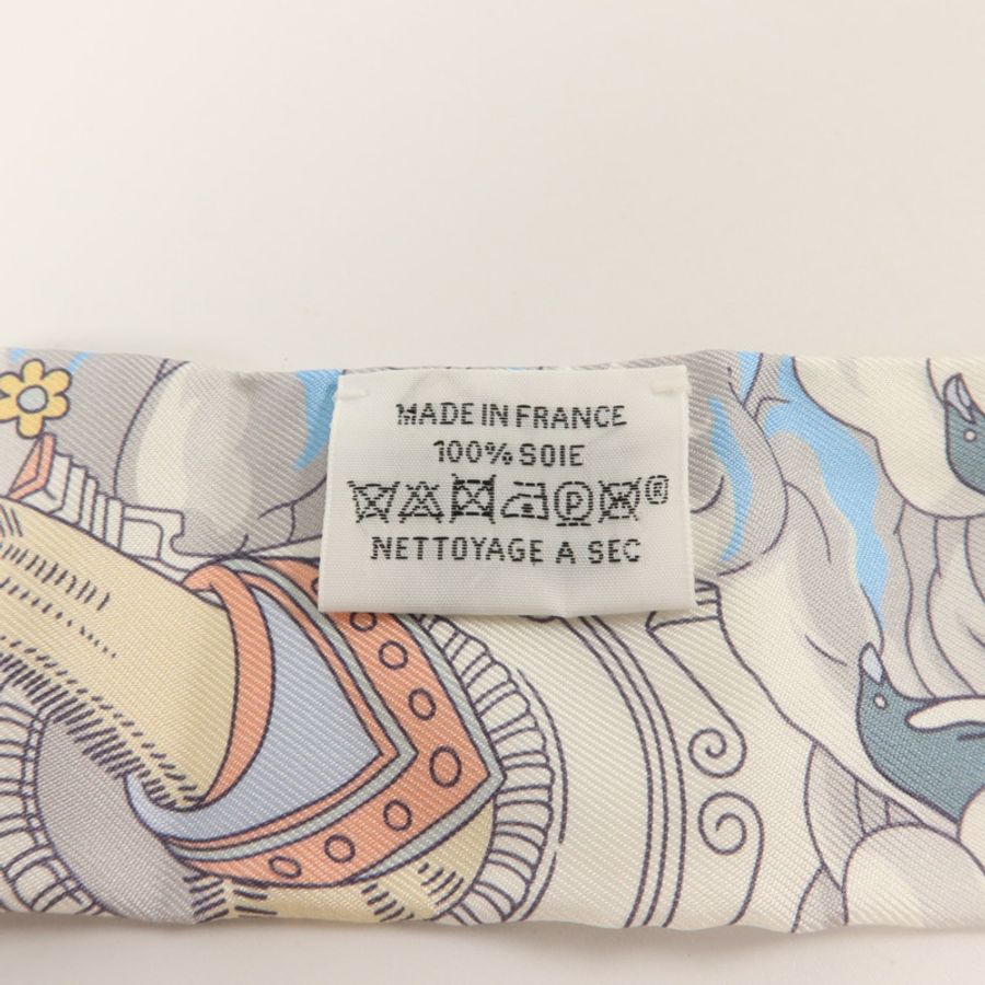 HERMES 絲質Twilly絲巾-6