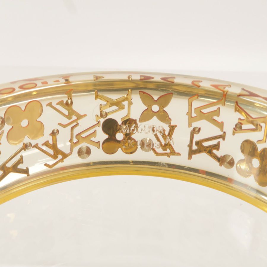 LOUIS VUITTON PVC Inclusion Bangle手鐲-5