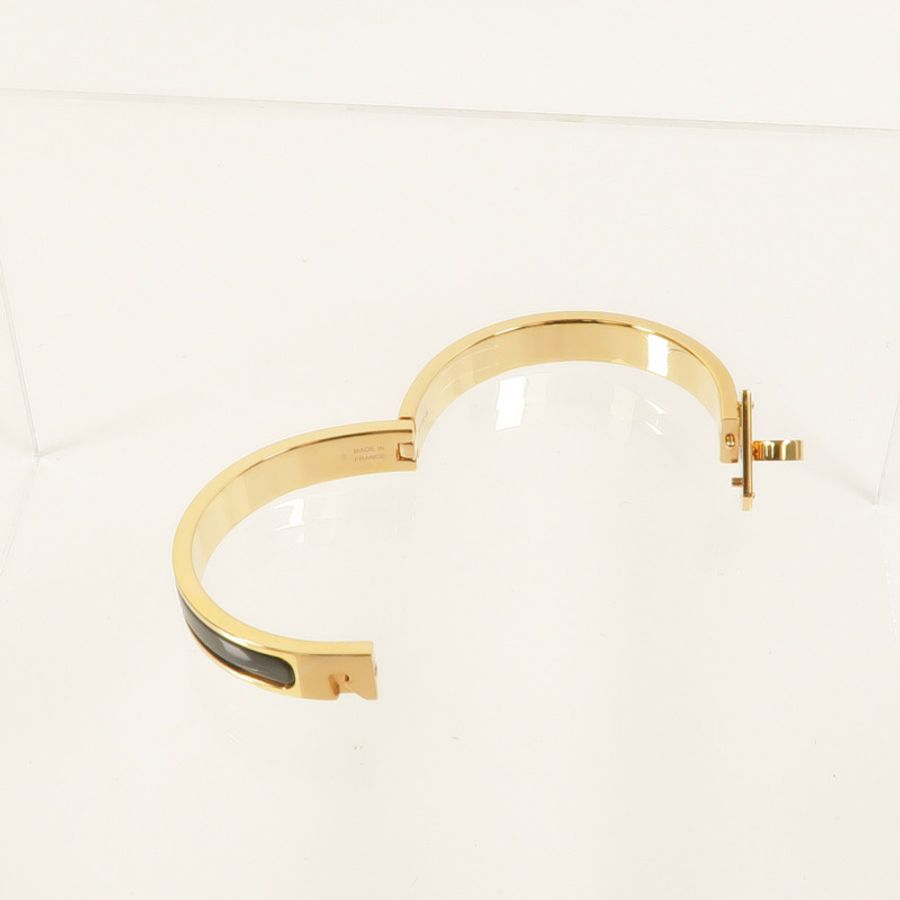 HERMES 金屬Mini Clic Kelly手鐲-7