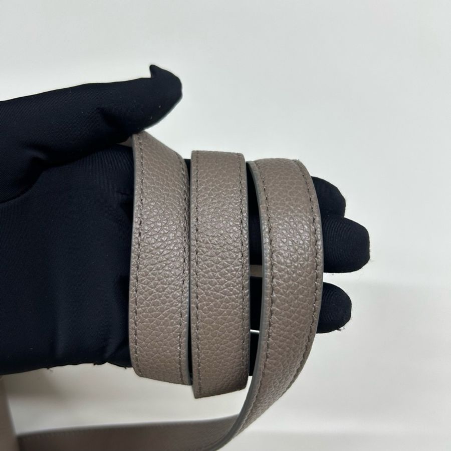 Celine賽琳經典郵差包soft16大象灰牛皮 單肩包 尺寸：33*15*23cm-8
