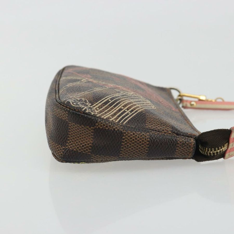 【日本直送】路易威登 Damier Ebene 行李箱迷你手拿包配件 N41433 正品 192441A-2