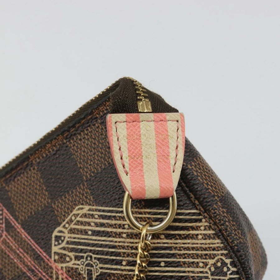 【日本直送】路易威登 Damier Ebene 行李箱迷你手拿包配件 N41433 正品 192441A-16