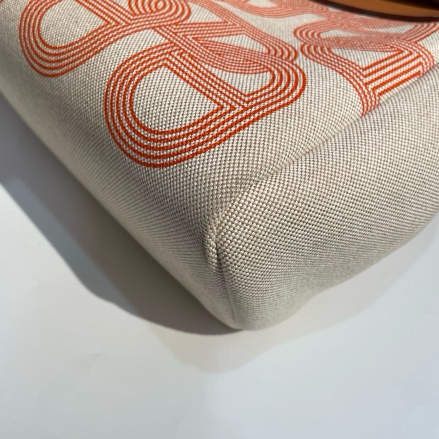 Hermes 愛馬仕 Herbag zip31 限量版豬鼻子24賽道銀扣帆布拼牛皮手提包單肩包斜挎包-4