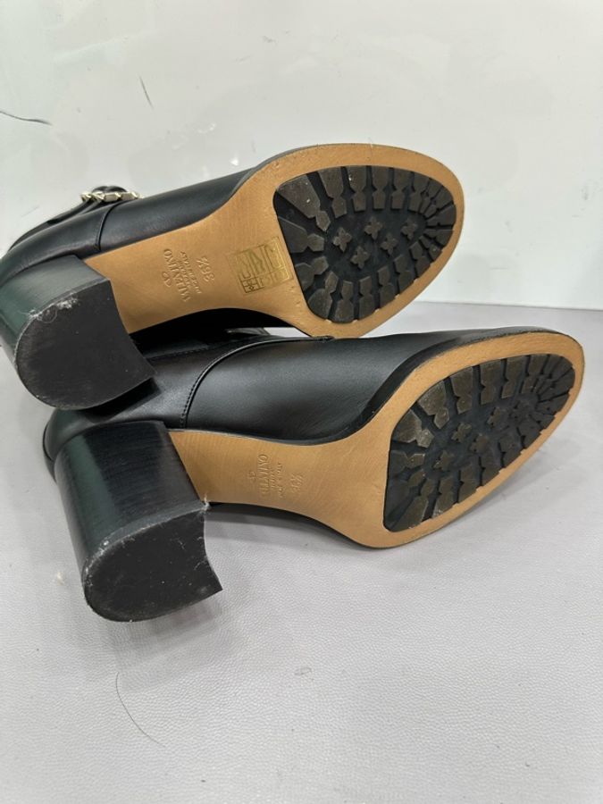 Valentino/華倫天奴 ROCKSTUD粗跟短靴 36.5碼-3