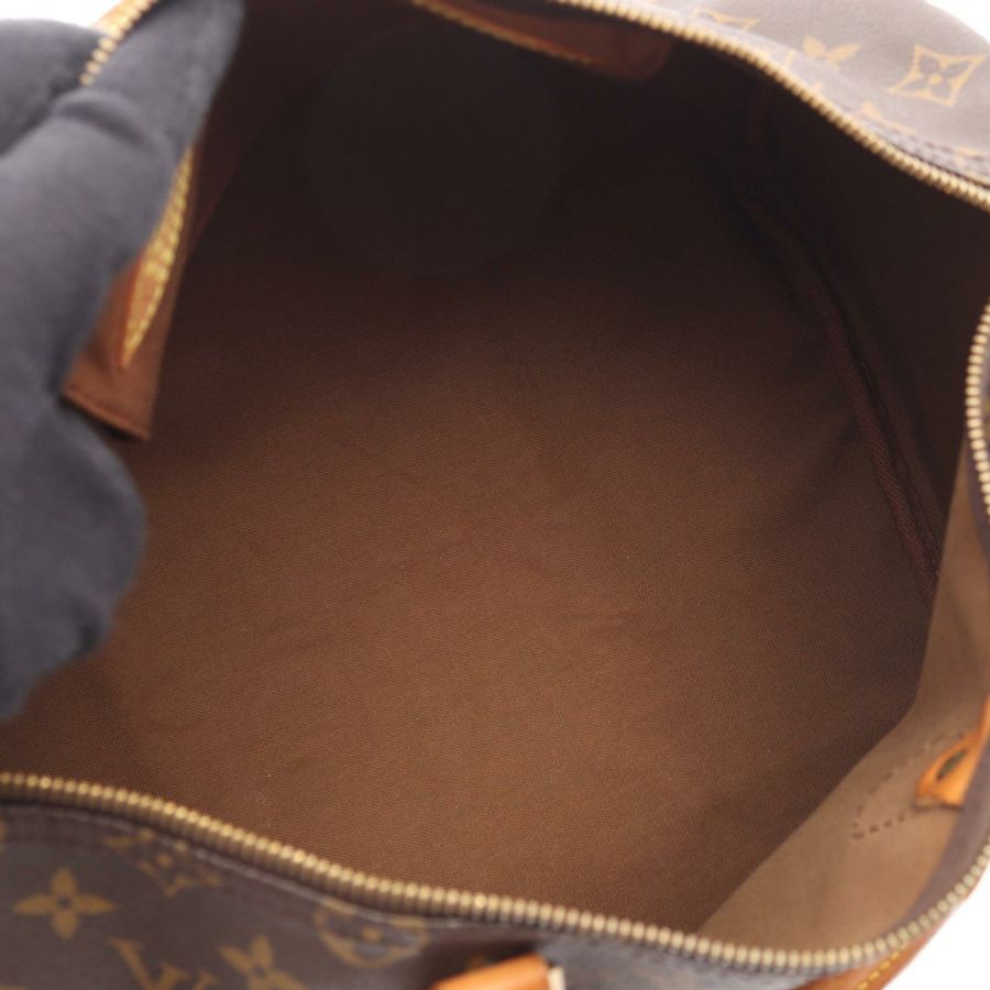 路易威登 Speedy 35 手提包 M41524 Monogram 帆布皮革棕色二手 LV-2