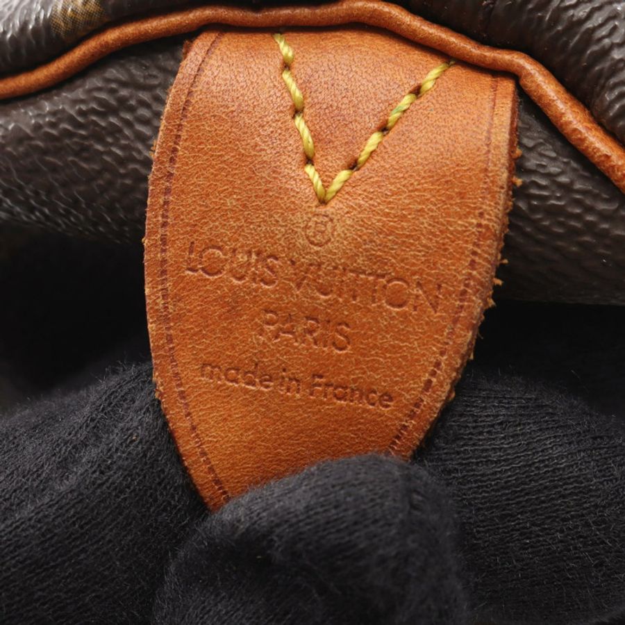 路易威登 Speedy 35 手提包 M41524 Monogram 帆布皮革棕色二手 LV-3