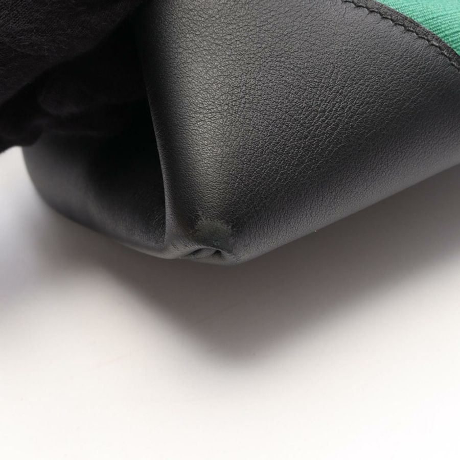 愛馬仕 Sac a Dos Allback 雙肩包帆布皮革綠色 SHW 二手 U-6