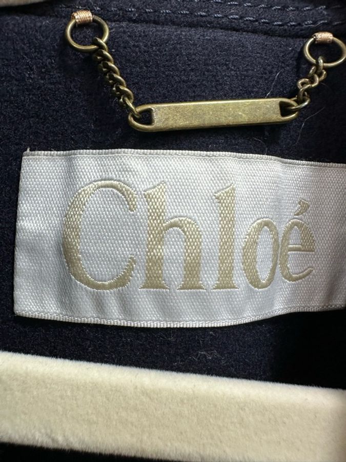 Chloe 秀款翻領大衣外套 34碼-3