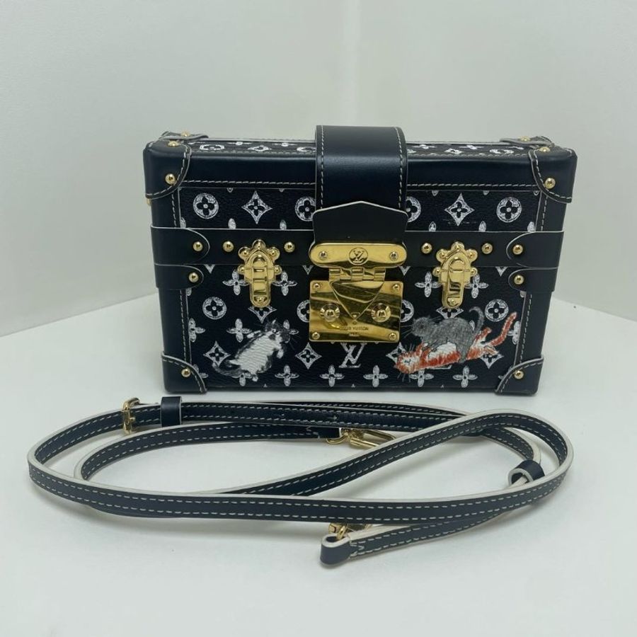 LV 限量款貓咪硬盒子20 x 5 x 12.5 98新配件塵袋-1