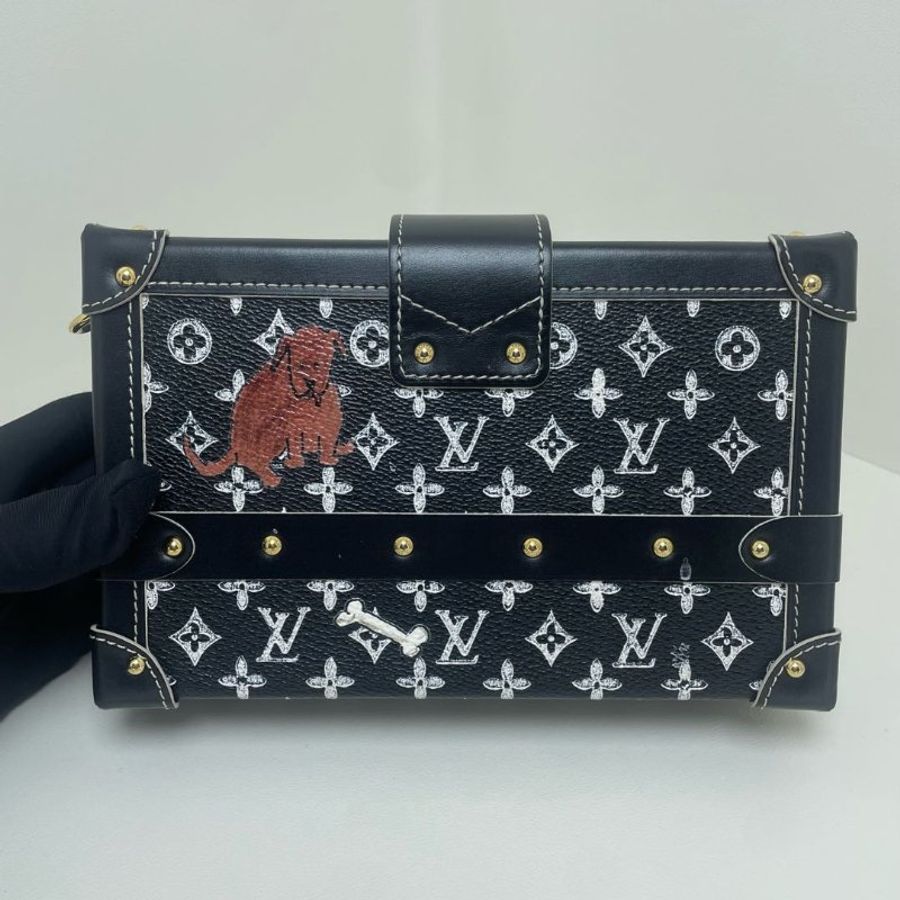 LV 限量款貓咪硬盒子20 x 5 x 12.5 98新配件塵袋-6