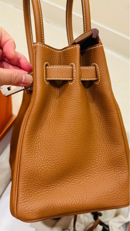 愛馬仕經典金棕色 Birkin 30-3