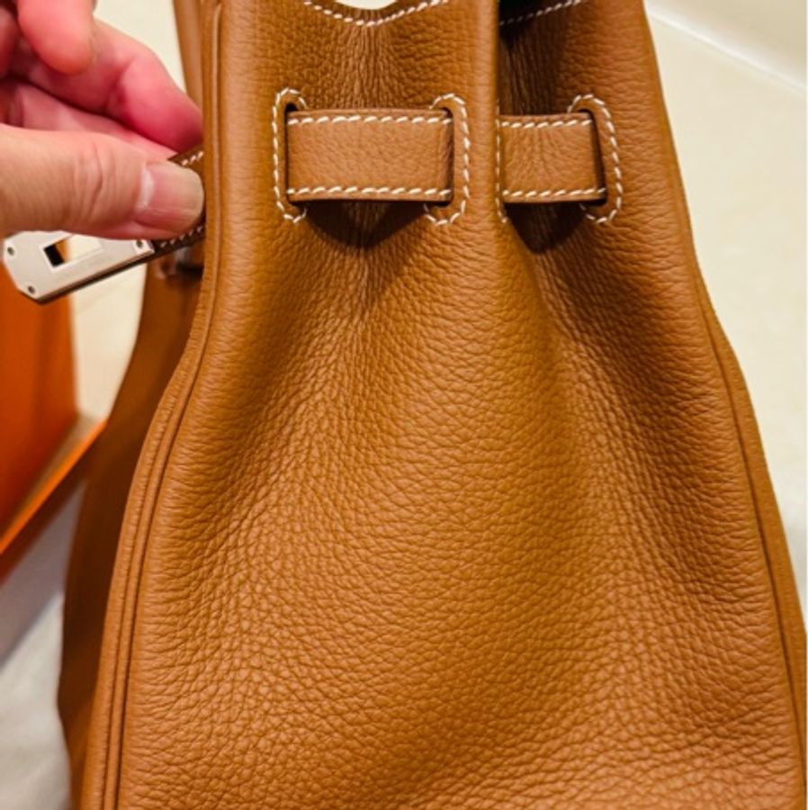 愛馬仕經典金棕色 Birkin 30-10