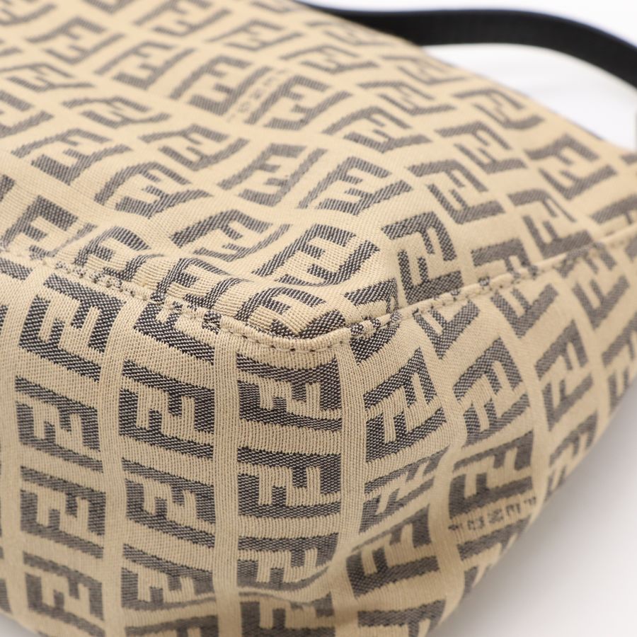 Fendi 經典老花 FF LOGO 緹花 Vintage 腋下包  手提包-10