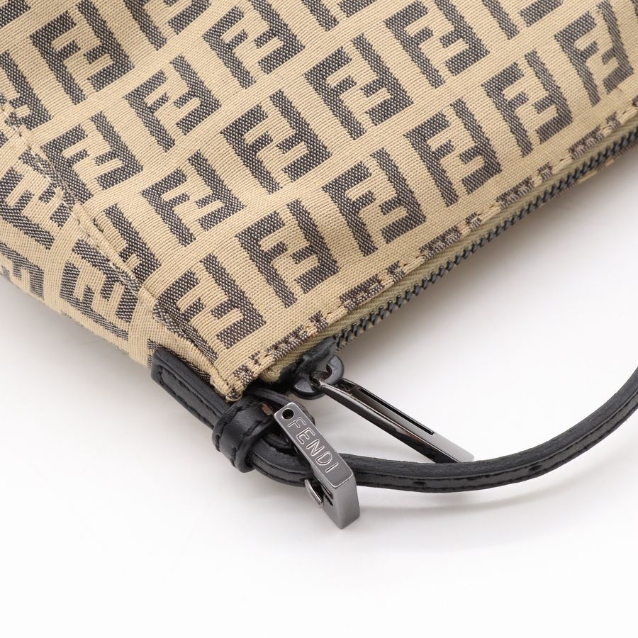 Fendi 經典老花 FF LOGO 緹花 Vintage 腋下包  手提包-12