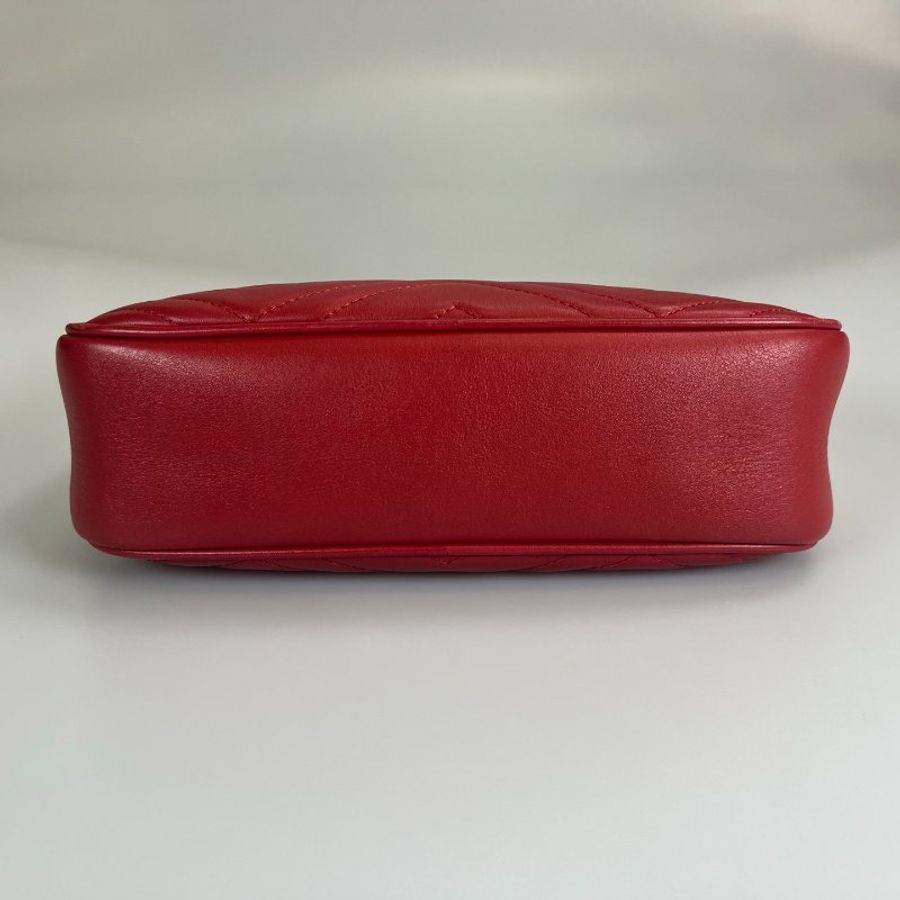 GUCCI 447632 紅Marmont相機包 24CM-4
