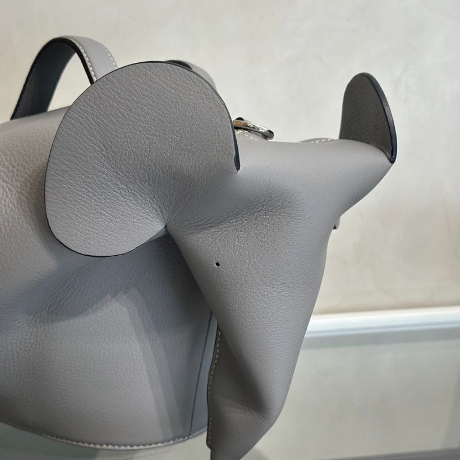 LOEWE Elephant大象包 - 中號灰-10
