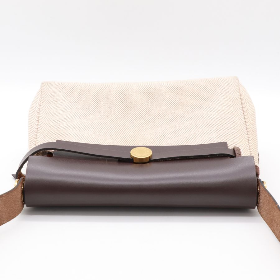 【全配有購證】Hermes 愛馬仕 Herbag zip 20 烏木色 金扣 斜背包 #mini-5