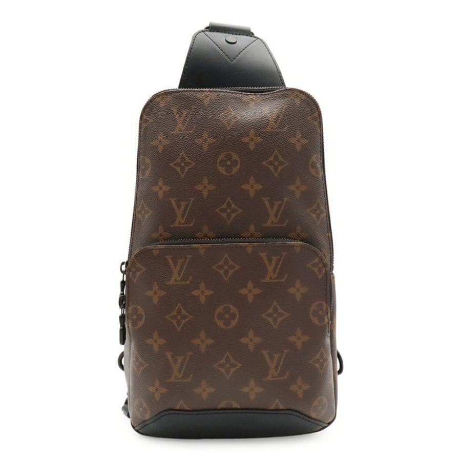 路易威登 (LOUIS VUITTON) 路易威登 Monogram Macassar Avenue 斜背包/肩背包 M45897-1