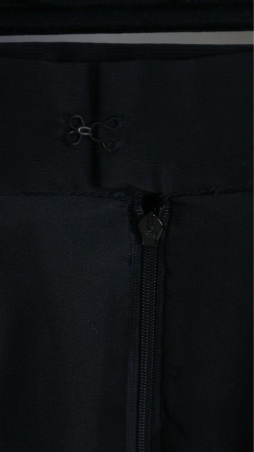 Chanel 90年秀款黑色翻领珍珠两口袋外套半裙套装FR38 24.5-36
