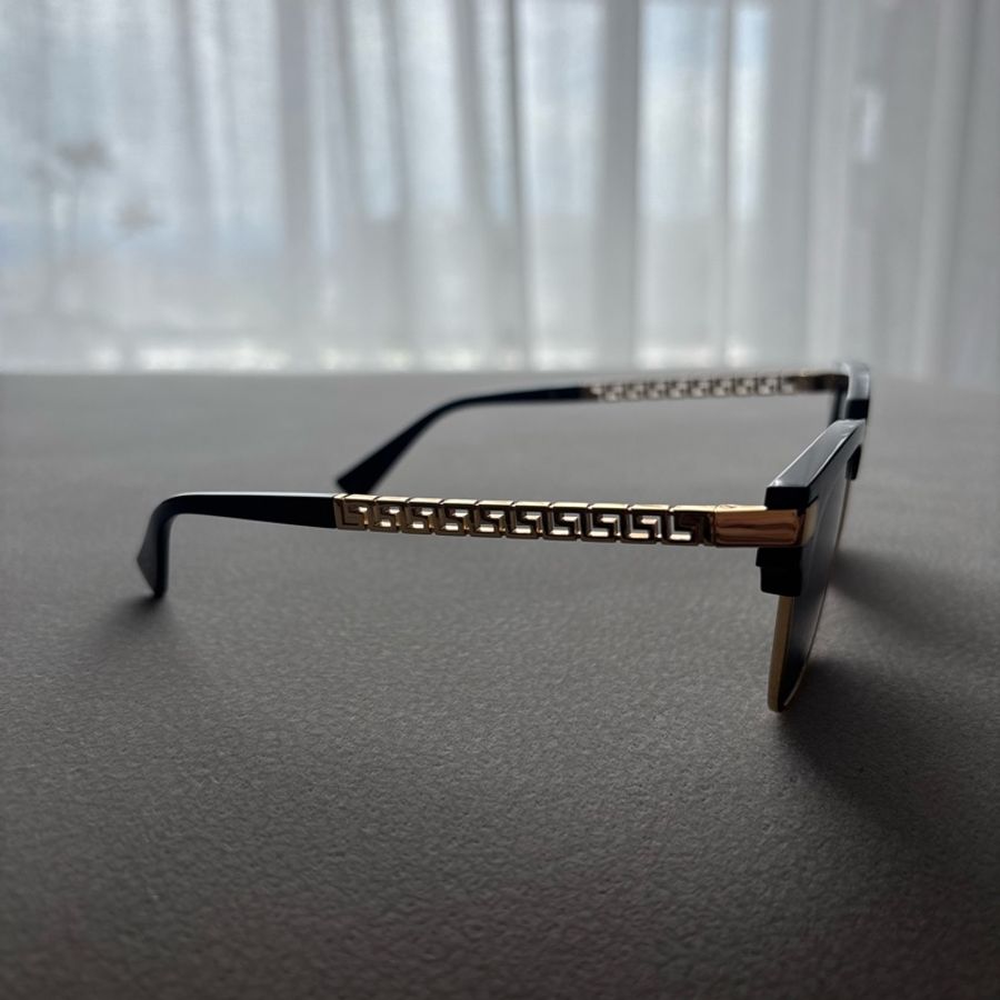Versace 范思哲凡賽斯方形太陽眼鏡墨鏡4447 深灰鏡片-2