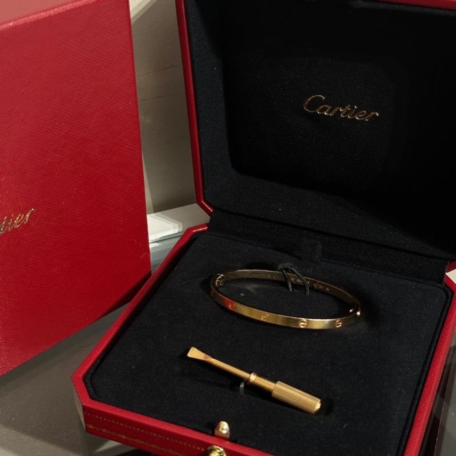 Cartier LOVE 18K金手環 - 16-6