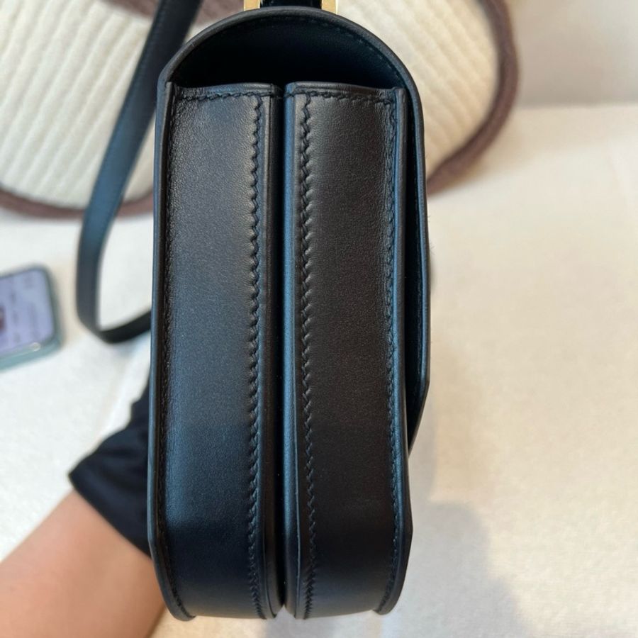 Hermes 愛馬仕 mini Mosaique馬賽克黑金斜背包-3