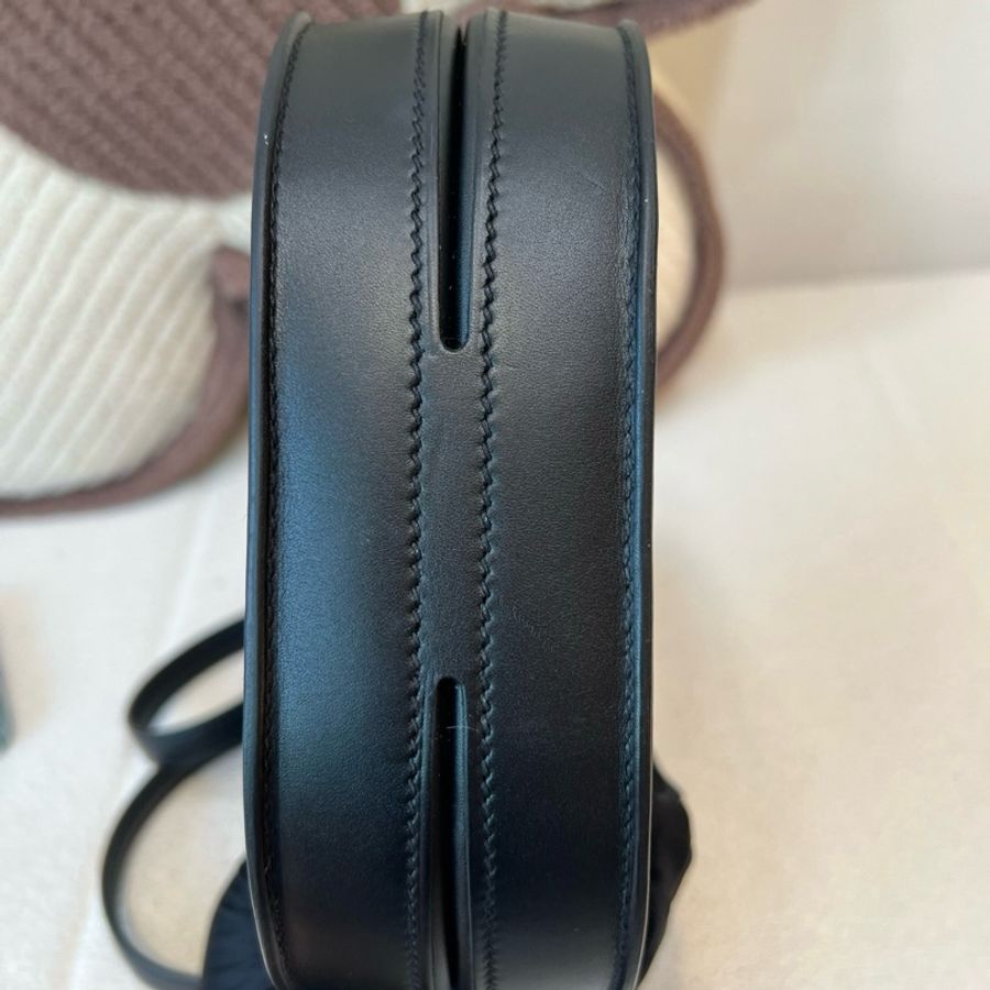 Hermes 愛馬仕 mini Mosaique馬賽克黑金斜背包-4