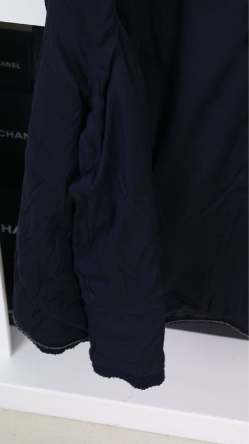 Chanel 97年秋冬秀款藏蓝色彩色球球亮片上衣外套-8