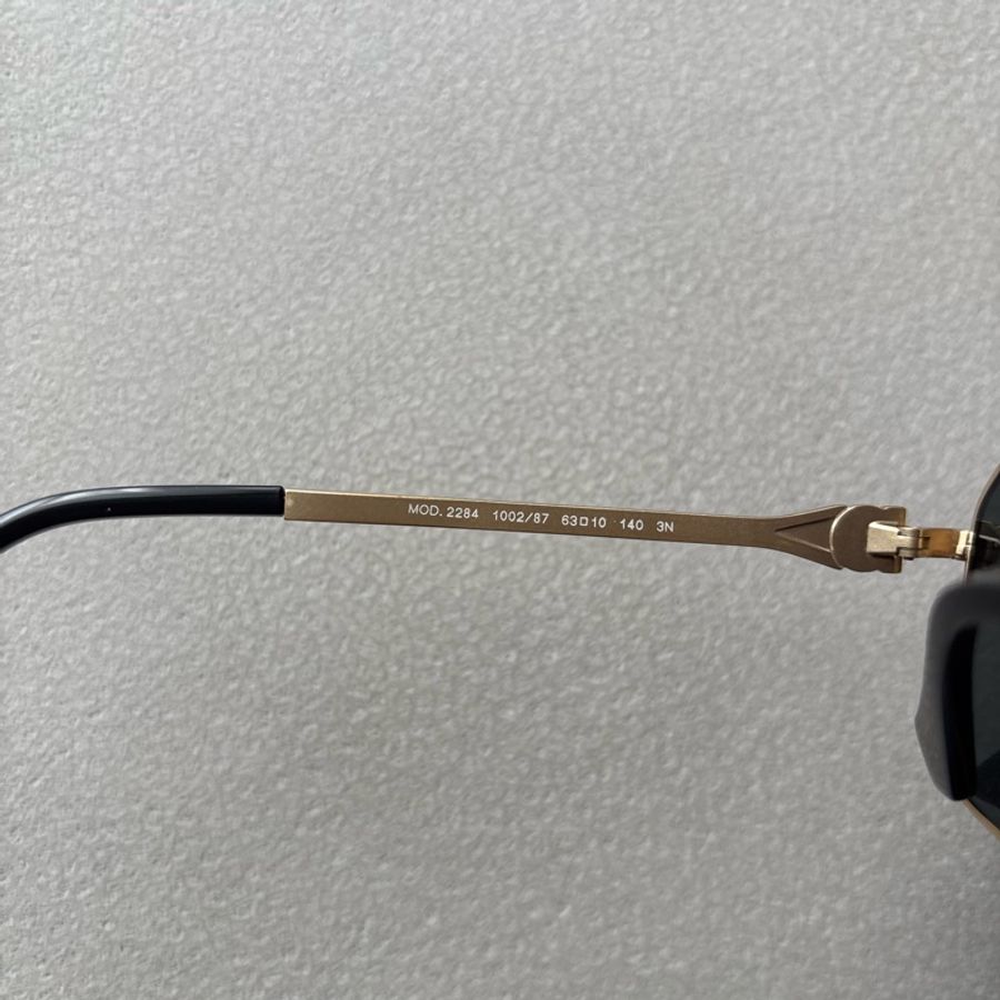 Versace 范思哲凡賽斯多邊形金屬飛官太陽眼鏡墨鏡 2284-5