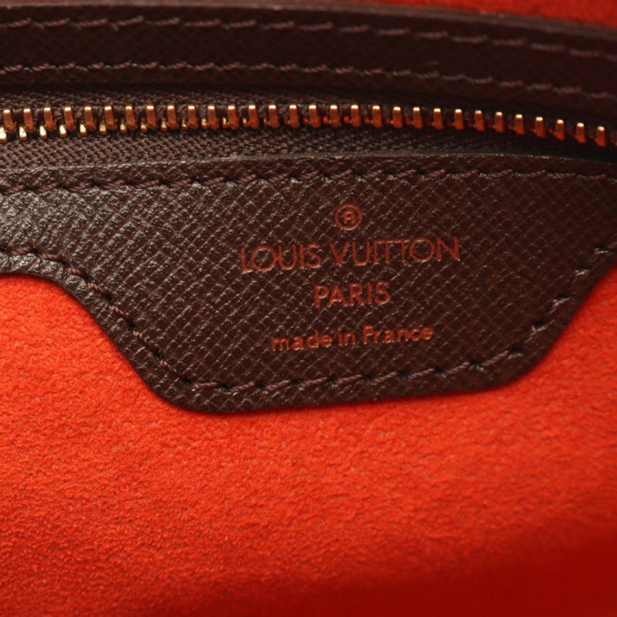 路易威登 Brera 手提包 N51150 Damier 帆布皮革棕色 Ebene 二手女士-3