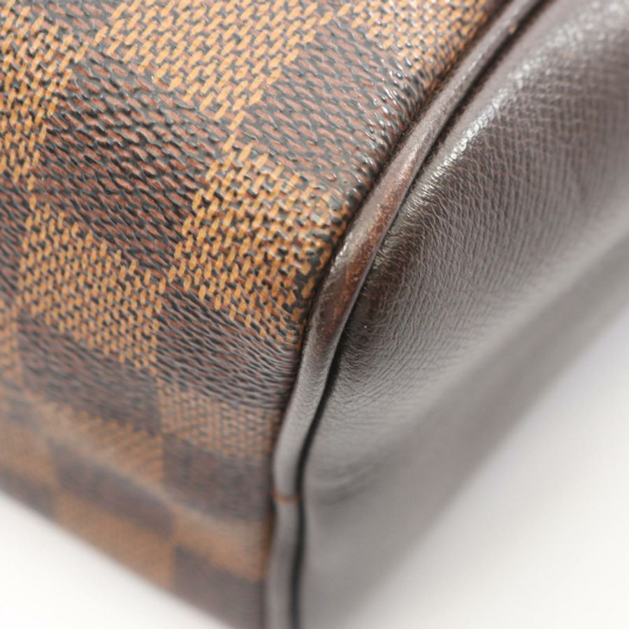 路易威登 Brera 手提包 N51150 Damier 帆布皮革棕色 Ebene 二手女士-8