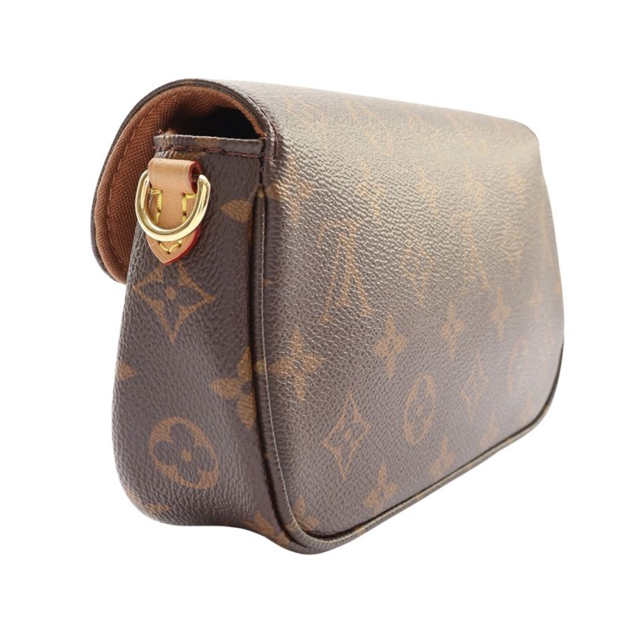 LOUIS VUITTON LV 路易威登 Wallet On Chain Ivy 鏈條錢包 肩背包 棕色 原花帆布 M81911-1
