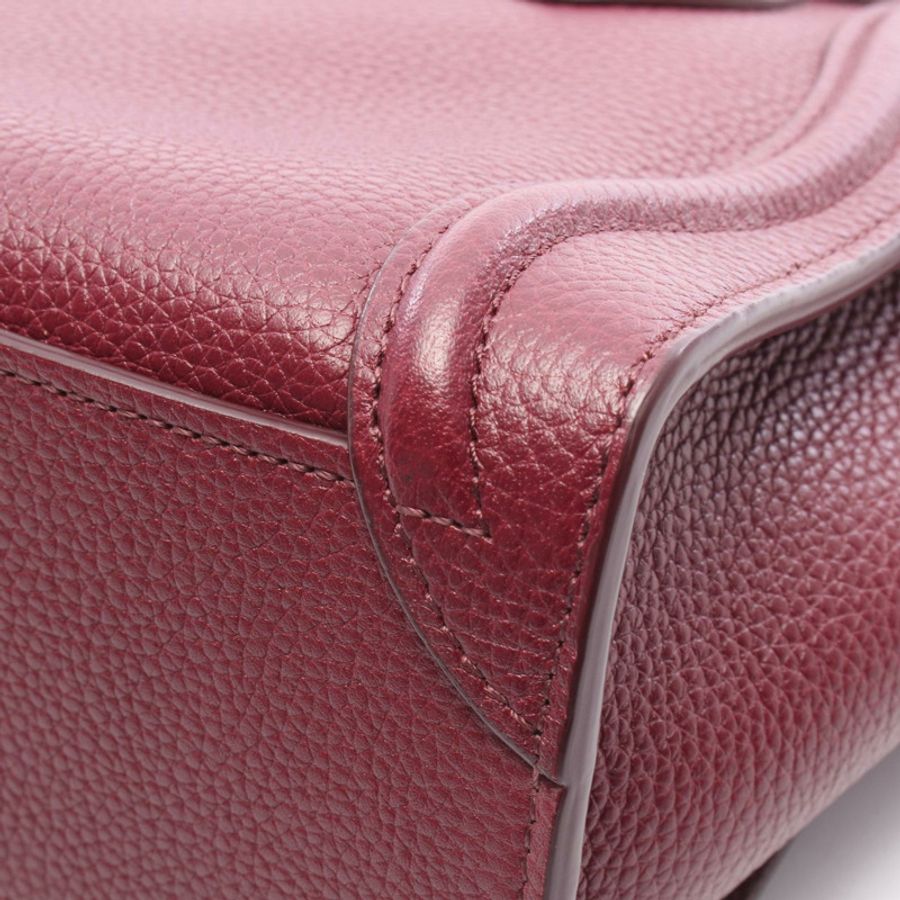 CELINE Luggage Nano Shopper 單肩斜背包 紫色皮革 二手 女士-6